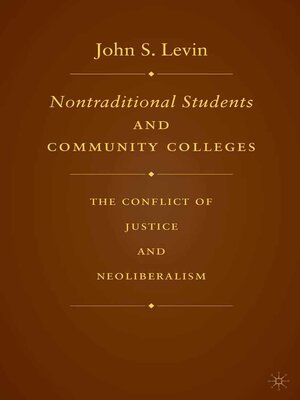 cover image of Nontraditional Students and Community Colleges